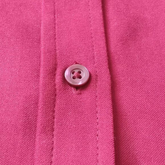 Disney Burgundy Red Embroidered Tigger Show Off Button Up Shirt Women's Size XL - Picture 9 of 12